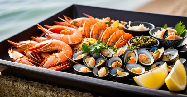 Les délices des fruits de mer au baligan à cabourg